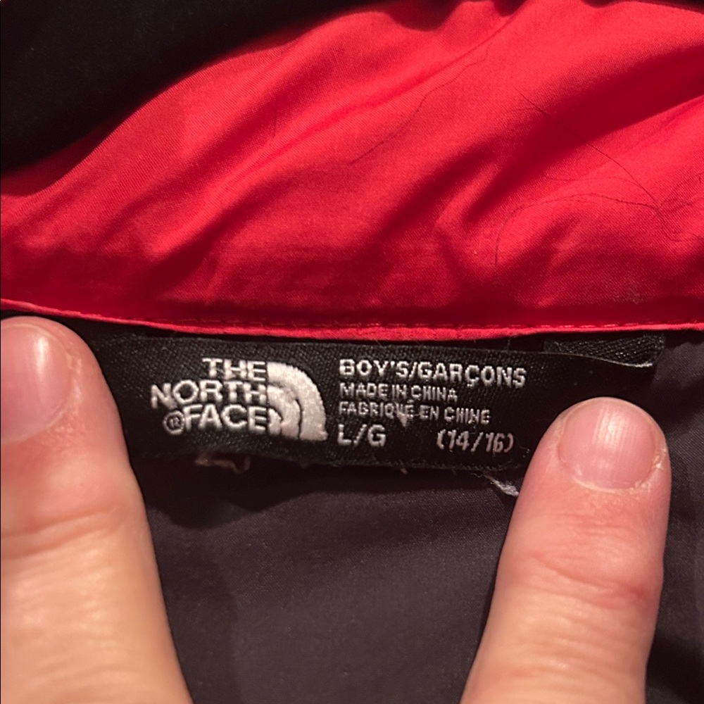 The North Face Kids Red Puffer Jacket - Picture 3 of 4